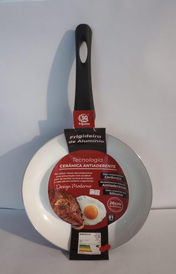 FRIGIDEIRA ANTIADERENTE REVESTIMENTO CERÂMICO 26CM