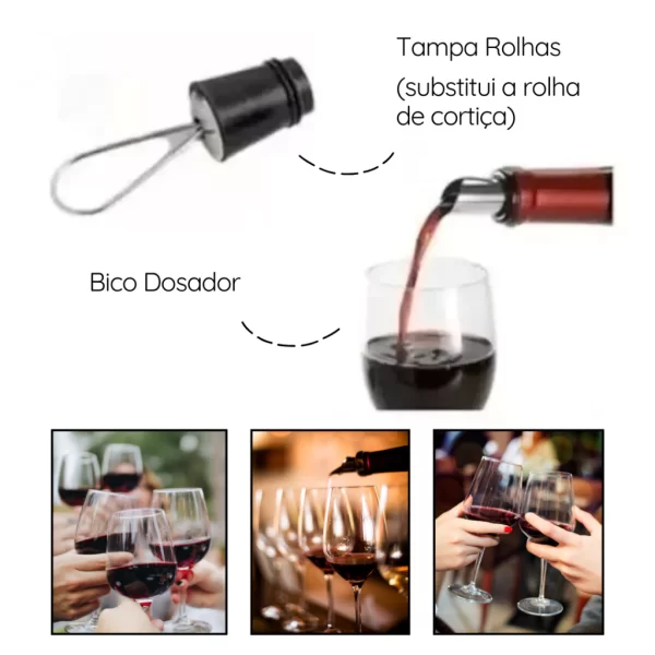 Kit para Vinho com 4 Peças Top Chef - Image 2