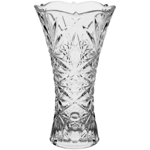 Vaso Decorativo Vidro Cristal Jarrinho Arranjo Flores Sala Cor Incolor Decorado